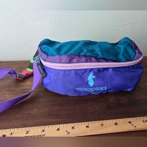Cotopaxi Purple and Teal Waist Bag
